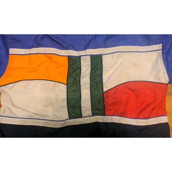 Vtg 80s 90s MacGregor Color Block Geometric Multicolor Windbreaker Track Jacket - Picture 8 of 9
